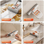 Mini Foldable Desktop Mop – Compact Self-Squeezing Handheld Cleaning Mop