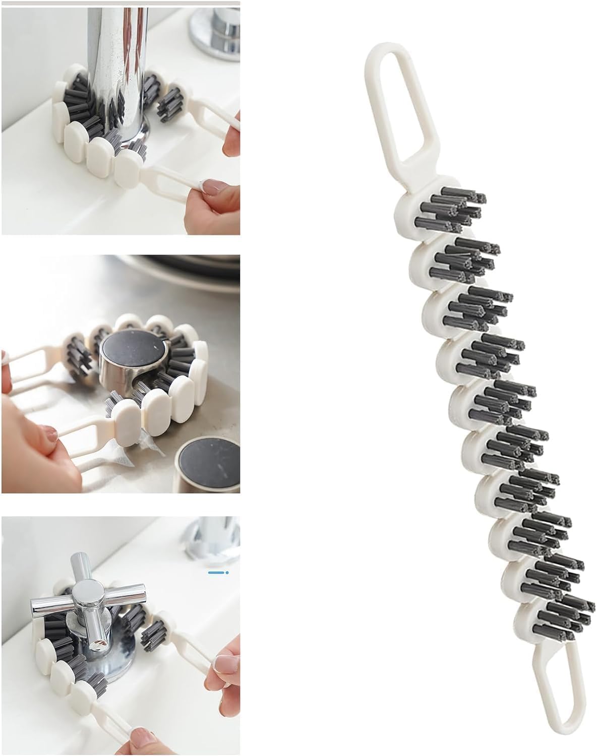Multifunctional Crevice Cleaning Brush – Flexible Gap & Corner Cleaner