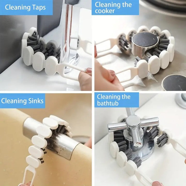 Multifunctional Crevice Cleaning Brush – Flexible Gap & Corner Cleaner