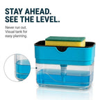 Unique Liquid Soap Dispenser – Soap & Scrub, Together in One