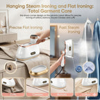 2-in-1 Portable Steam Iron & Garment Steamer