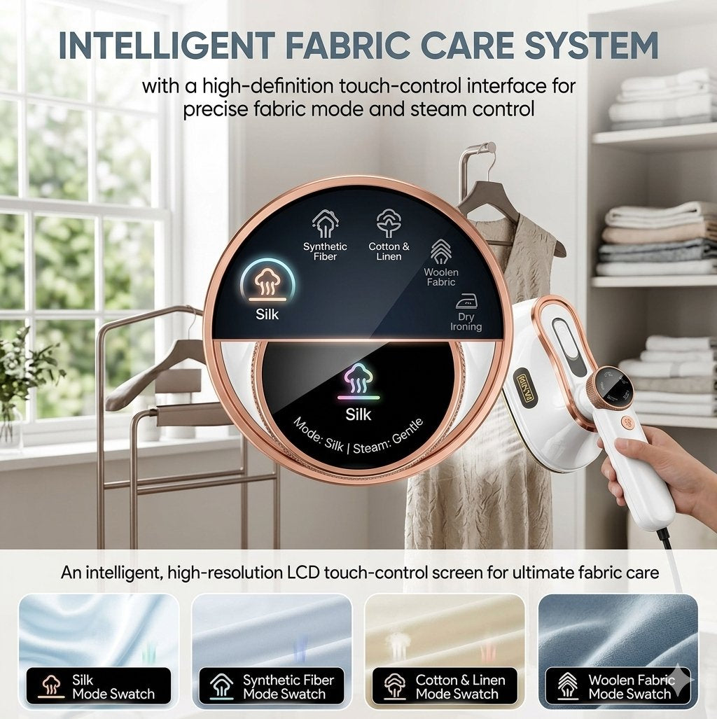 2-in-1 Portable Steam Iron & Garment Steamer